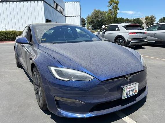 TESLA MODEL S 2022 5YJSA1E53NF492323 image